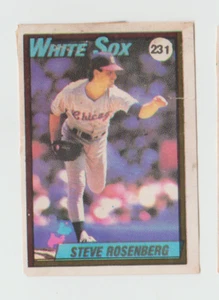 Venezuela Sticker 1990 Steve Rosenberg #231 Chicago White Sox VERY RARE - Picture 1 of 2