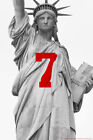Power 7 Logo Statue of Liberty Cool Wall Decor Art Print Poster 12x18