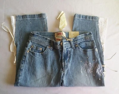 Pantalones de mezclilla elásticos ligeros Bongo para niñas talla 10 Foto 1 de 3