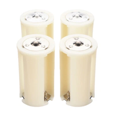 Convertidor de batería tamaño 1/2/3 AA a 1 D adaptador/adaptador estuche soporte caja de almacenamiento Foto 1 de 4