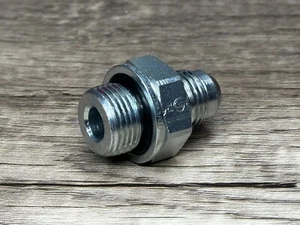 6-6F4OMXS Parker Male Straight Adapter Triple-Lok Male Connector BSPP 37° Flare - Picture 1 of 4