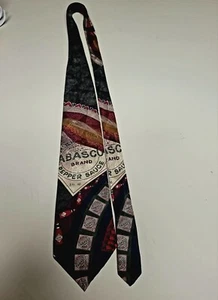Vintage Tabasco Hot Pepper Sauce Silk Tie - Picture 1 of 5