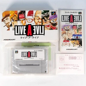 LIVE A LIVE Nintendo Super Famicom SFC SNES Reg Jap Japan - Imagen 1 de 7