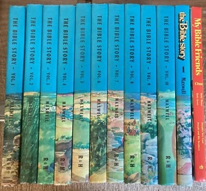 The Bible Story Arthur Maxwell Complete Set Volumes 1-10 CHRISTIAN HISTORY JESUS - Picture 1 of 7