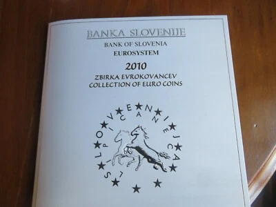 Coffret BU 1 Cent à 2 Euro Slovénie 2010 + 2 Euro + 3 Euro  BE PROOF    CPS - Photo 1/4