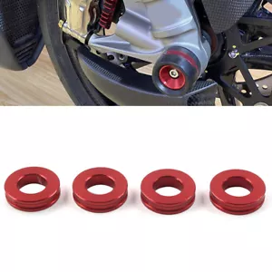 Kit Distanziali Pinza Freno Anteriore CNC per Ducati Panigale V4/R/S 2018-2024 Rosso 4pz - Foto 1 di 7