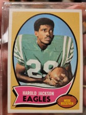 1970topps Football Harold Jackson Rookie Card
