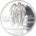 1995 P Atlanta Olympics Cycling Proof 90% Silver Dollar Us Coin See Pics A840