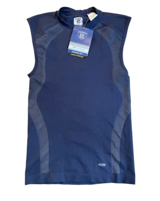 CAMISA DE COMPRESIÓN REEBOK NFL EQUIPMENT PLAYDRY SIN MANGAS AZUL MARINO JUVENIL (L) Grande Foto 1 de 4