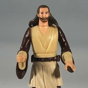 Star Wars Episode 1 Qui-Gon Jinn Action Figure Vintage 1998 - Imagen 1 de 12