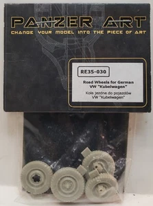 Panzer Art 1/35 Road Wheels German VW Kubelwagen WWII spare RE35-030 Volkswagen - Picture 1 of 2