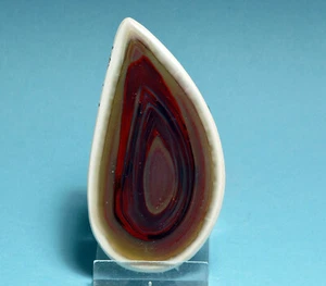 Brazilian White Rind Agate Flame Slice Mexico Top Quality Choice - Picture 1 of 1