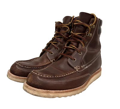BOTA DE CUERO J.CREW WALLACE & BARNES BYRD B3633 MARRÓN HABANA TALLA 10 Foto 1 de 4