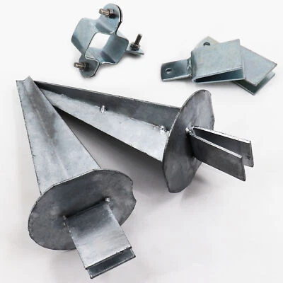 Set 2 Puntoni Angolari per Profilo Z Palo Recinzione Selvaggina Recinzione Forestale