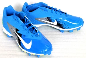 Nike Vapor Keystone Baseball Cleats Gray/Volt/Black 852688 Mens 11 or 11.5 avail - Picture 1 of 9