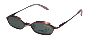 NEW ELITE EYEWEAR 765 EYEWEAR PURPLE 44-16-125 SUNGLASS CLIP-ONS METAL DESIGNER - Picture 1 of 9