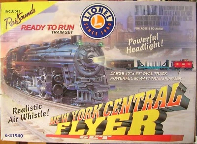 LIONEL NEW YORK CENTRAL 6-31940 EMPTY SET BOX WITH VIDEO MANUAL - BUY IT NOW! - Image 1 of 4