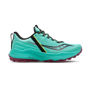 Saucony Women's Xodus Ultra Trail Running Shoe - Cool Mint/Dusk NWB