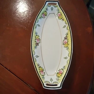 VINTAGE NORITAKE OVAL DISH FINE PORCELAIN FLORAL PATTERN - Picture 1 of 5