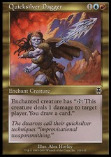 Magic the Gathering MTG Quicksilver Dagger (118) Apocalypse   NM