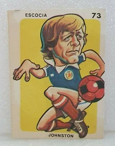 JIMMY JOHNSTONE SCOTLAND ORIGINAL 1978 ALBUM MUNDIALITO FOOTBALL SOCCER CARD - Picture 1 of 2