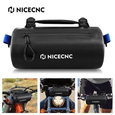 NICECNC Handlebar Bag Storage Pouch Waterproof For 2008-2024 KAWASAKI KLR650 - Image 1 of 4
