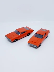 Vintage Fun Mate Go Cars anni 70 Ford Mustang MACH I, NO Launcher 1:43 arancione - Foto 1 di 24