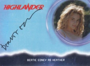 HIGHLANDER EDITION 2 (2024) - BEATIE EDNEY (HEATHER) BLUE AUTOGRAPH BE1 (5/18) - Picture 1 of 1
