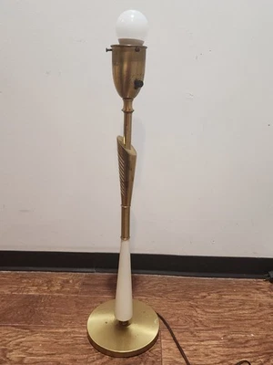 Rembrandt Midcentury Art Deco Brass Torchiere Lamp, NICE! - Image 1 of 4