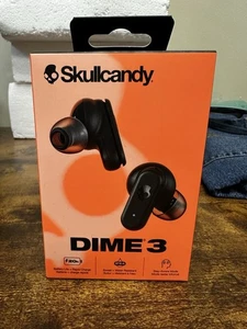 Brand New Sealed - Skullcandy - Dime 3 True Wireless Earbuds - Black - Picture 1 of 4