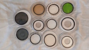 Photographic filters total 22 pieces 11 square & 11 round - Picture 1 of 2