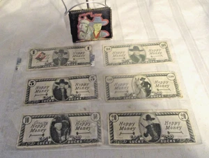 Vintage Hopalong Cassidy Kinder Geldbörse 50er Jahre TV Star Western mit Geld - Bild 1 von 17