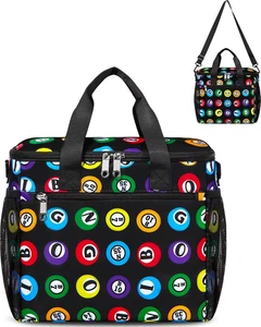 Bingo Bag per Bingo Set Forniture di Roba Bingo Borse con Tasche per Bingo Daubers - Foto 1 di 12