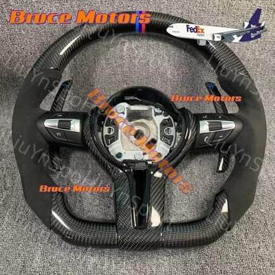Volante de fibra de carbono ALCANTARA BMW F32 F22 M3 M4 M2 X3M X5M F80 F82 Foto 1 de 4