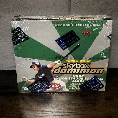 2000 Fleer Skybox Dominion Baseball Sealed Box 20 Packs  Possible Autographs - Image 1 of 3