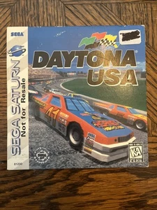 Daytona USA (Sega Saturn, 1995) CIB COMPLETE ** NOT FOR RESALE ** - Picture 1 of 4