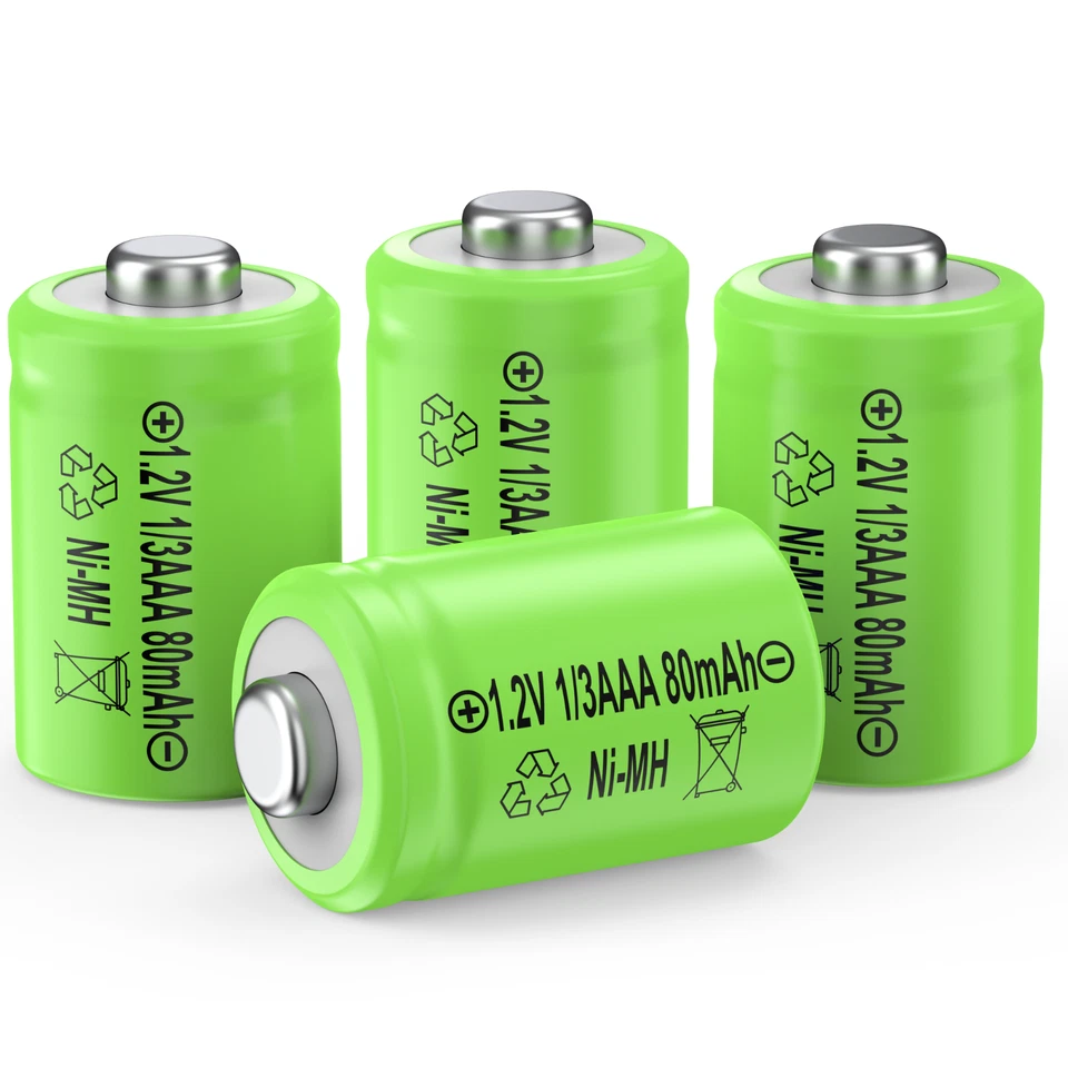 Solar Small Sizes 1/3 2/3 AA AAA Solar Light Rechargeable Battery 1/3aaa 2/3aa - Image 1 of 4