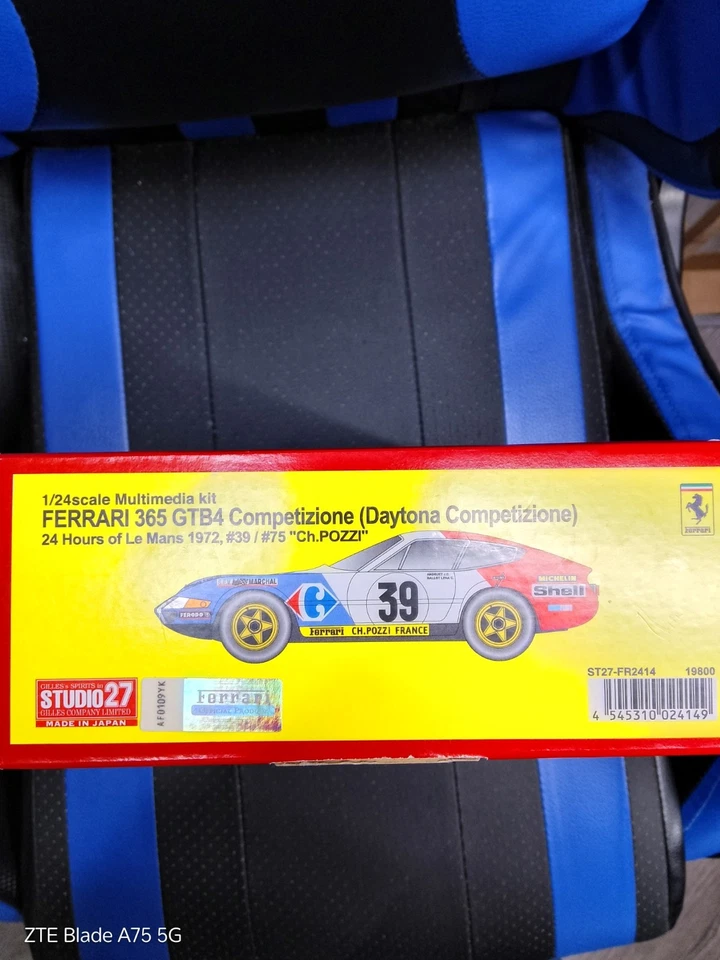 STUDIO 27 Kit 1/24 - FERRARI 365 GTB4 24h Le Mans  '72 - #39 / 75 - Cod. FR 2414 - Immagine 1 di 4