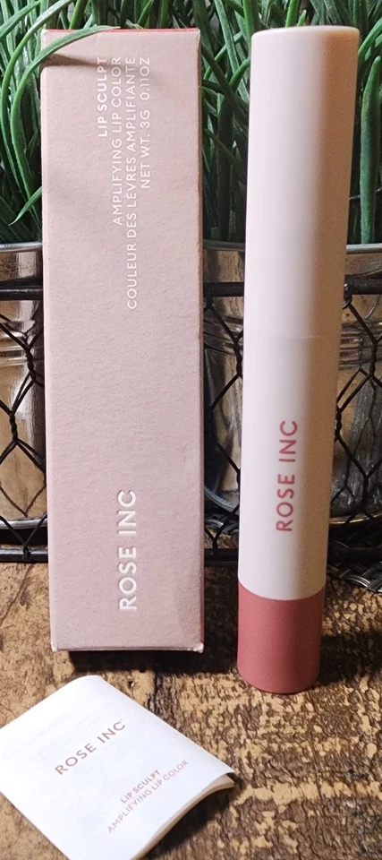 Rose Inc. LIP SCULPT Amplifying Lip Color QUARTZ (Rose) .11oz/3g NIB  - Image 1 of 4