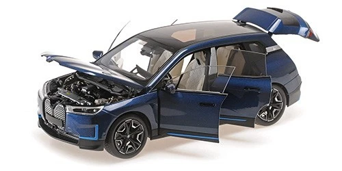 BMW iX – 2022 – BLU METALLICO 1:18 Minichamps - Immagine 1 di 1