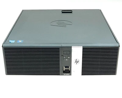 HP rp5800 Desktop Computer PC Intel Quad Core i5 8GB RAM 500GB Win 7 Pro 32BIT - Image 1 of 4