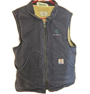 Tyndale FR Vest Mens M Blue Full Zip Quilt Lined Flame Resistant Work Wear USA - Picture 1 of 8
