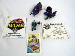 M.A.S.K. Poster istruzioni fumetto quasi completo Piranha Sly Rax Kenner 1985 - Foto 1 di 13
