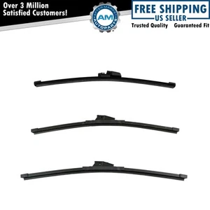 Trico Ice & Exact Fit Windshield Wiper Blade Front & Rear 3pc Set - Picture 1 of 4