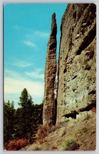 Postcard Wyoming Yellowstone National Park Chimney Rock WY c1960s Vintage Cody - Picture 1 of 2