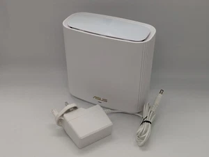 ASUS ZenWiFi XT9 AX7800 wireless tri-band mesh router white single + power cable - Afbeelding 1 van 24