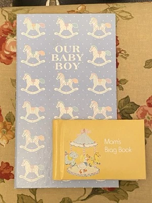 Vintage Hallmark Photo Album 1992 Our Baby Boy + Brag Book - Image 1 of 4