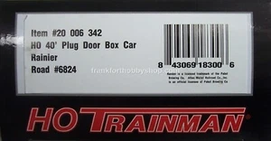 Atlas #20006342 HO Plug door billboard box car RAINiER Beer CAR Road #6824 - Picture 1 of 8
