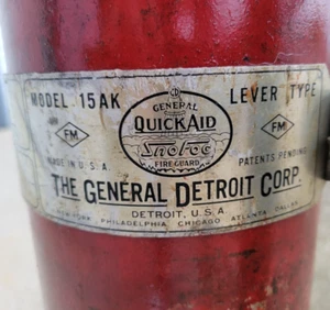 Oktober 1948 Modell 15AK über 2' groß General Detroit Corp - Quick Aid Sno Nebel - Bild 1 von 10