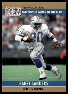 Barry Sanders | Juego profesional 1990 #1 | Casi como nuevo o mejor - Imagen 1 de 2